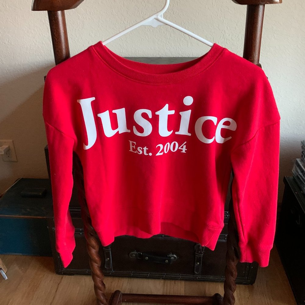 Justice Active Girl's Sweatshirt - Size 8